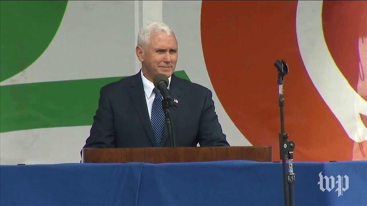 ‘Life is winning in America’: Pence speaks at March for Life