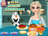 Elsa Cooking Hamburger - Disney Princess Frozen Games Movie