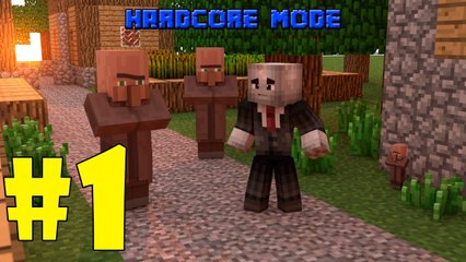 Minecraft: Hardcore Mode #1 - A vila! [PT BR]