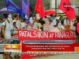 BT: Pagdiriwang ng Bonifacio day, sinabayan ng protesta