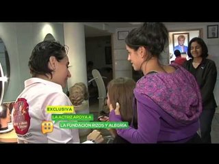 Bárbara del Regil otorgó una peluca a una pequeñita con cáncer