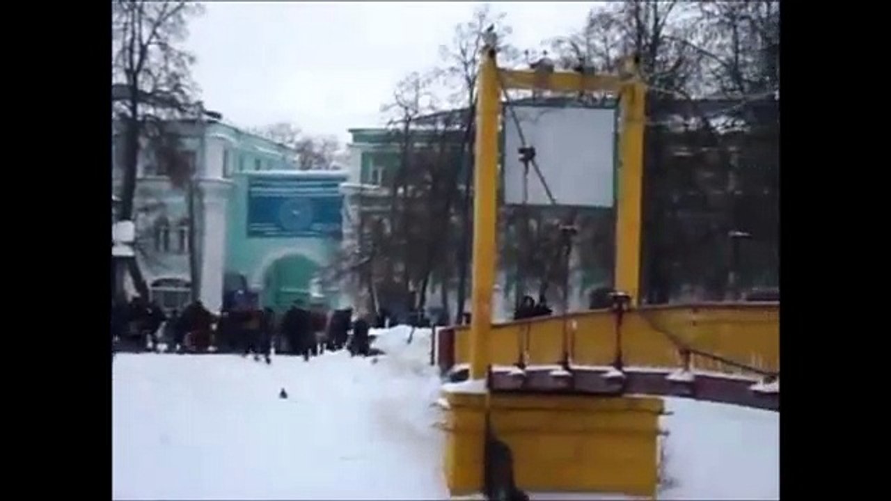 Видео блог Геннадий Горин про город Орёл снег январь