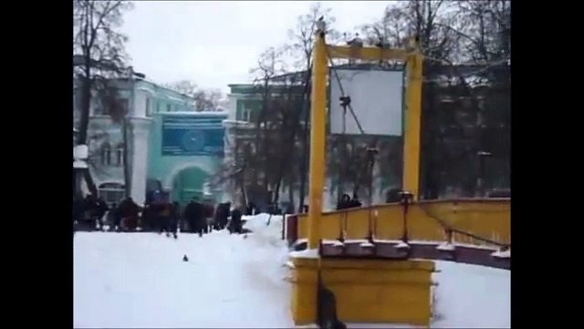 Видео блог Геннадий Горин про город Орёл снег январь