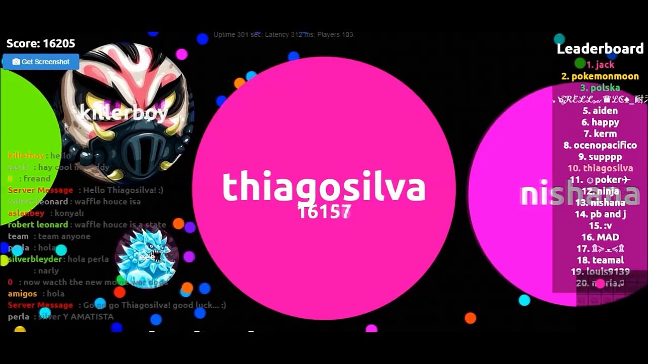 Agar.io- Serve de Gigantes!! (Teste)