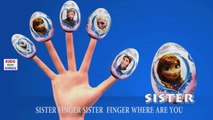 Дисней Замороженные Яйца Палец Семья Коллекция Disney Замороженные Finger Семейные Песни Потешки