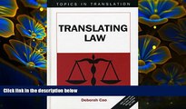 FREE [DOWNLOAD] Translating Law (Topics in Translation) Deborah Cao For Ipad
