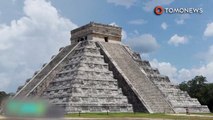 Estrutura escondida encontrada dentro de templo Maia antigo no México.
