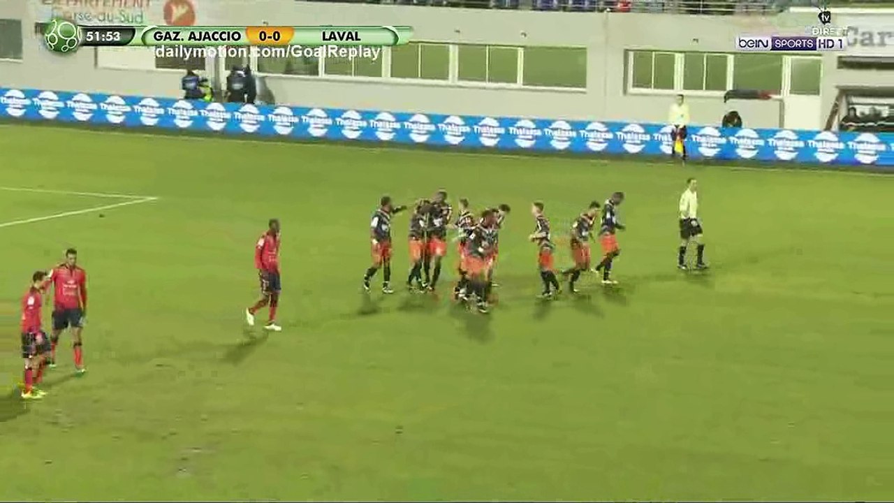 Michael Jordan N'Kololo Goal HD - GFC Ajaccio 0 - 1 Laval - 27.01.2017