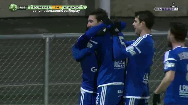 Guillaume Heinry Goal HD - Bourg Peronnas 1 - 0 AC Ajaccio - 27.01.2017