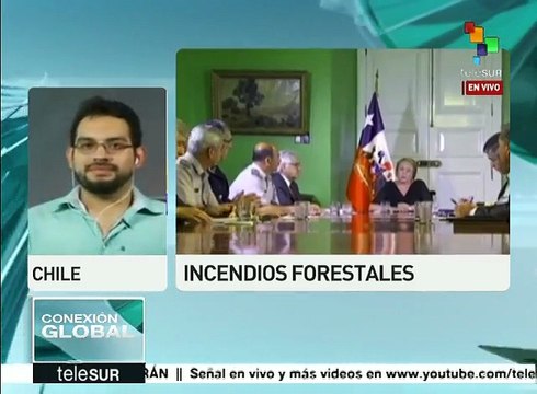 Chile: ya son 141 los focos activos de incendios forestales