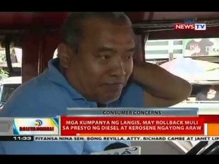 BT: Ilang oil companies, nag-rollback sa presyo ng LPG