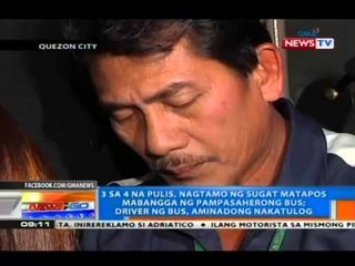 Download Video: NTG: Ilang pulis, sugatan matapos mabangga ng pampasaherong bus ang kanilang sasakyan