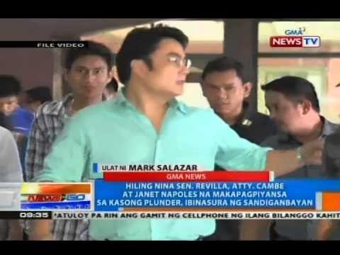 NTG: Bail petition nina Revilla, Cambe, Napoles sa kasong plunder, ibinasura