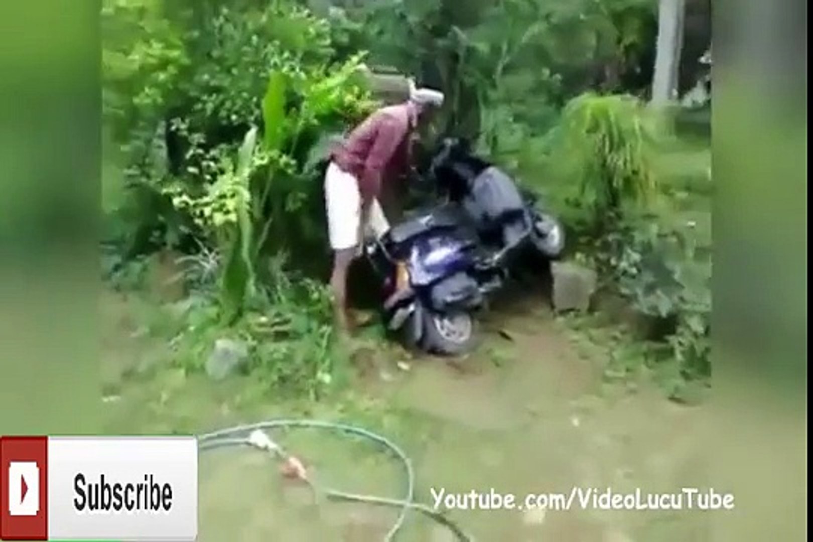 Video Lucu Banget Sepeda Dan Motor