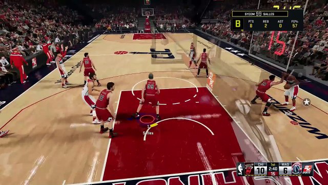 NBA 2K16 WASHINGTON WIZARDS VS CHICAGO BULLS