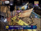 Flavia Laos y Patricio vs Facundo y Ximena en juego El Tesoro