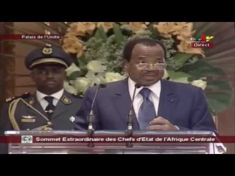 SOMMET EXTRAORDINAIRE DES CHEFS D'ETAT D'AFRIQUE CENTRALE (CEMAC) - Paul Biya,