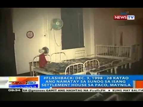 NTG:#Flashback:Dec. 3, 1998-28 katao ang namatay sa sunog sa isang settlement house sa Paco, Maynila