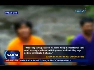Saksi: 14 OFW na umuwi mula Liberia at Sierra Leone, diretso quarantine