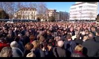 Dijon : le silence puis la...