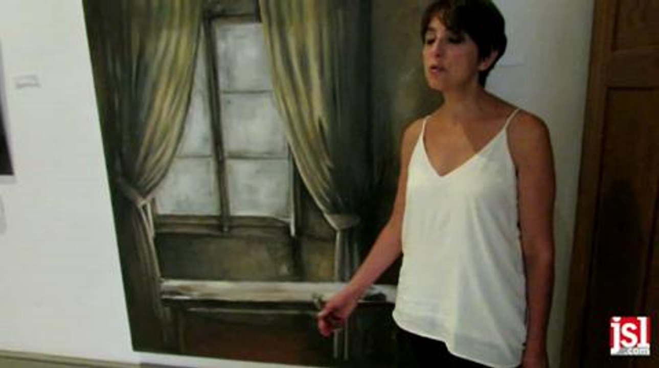 Isabel Marin derriere Balthus a...