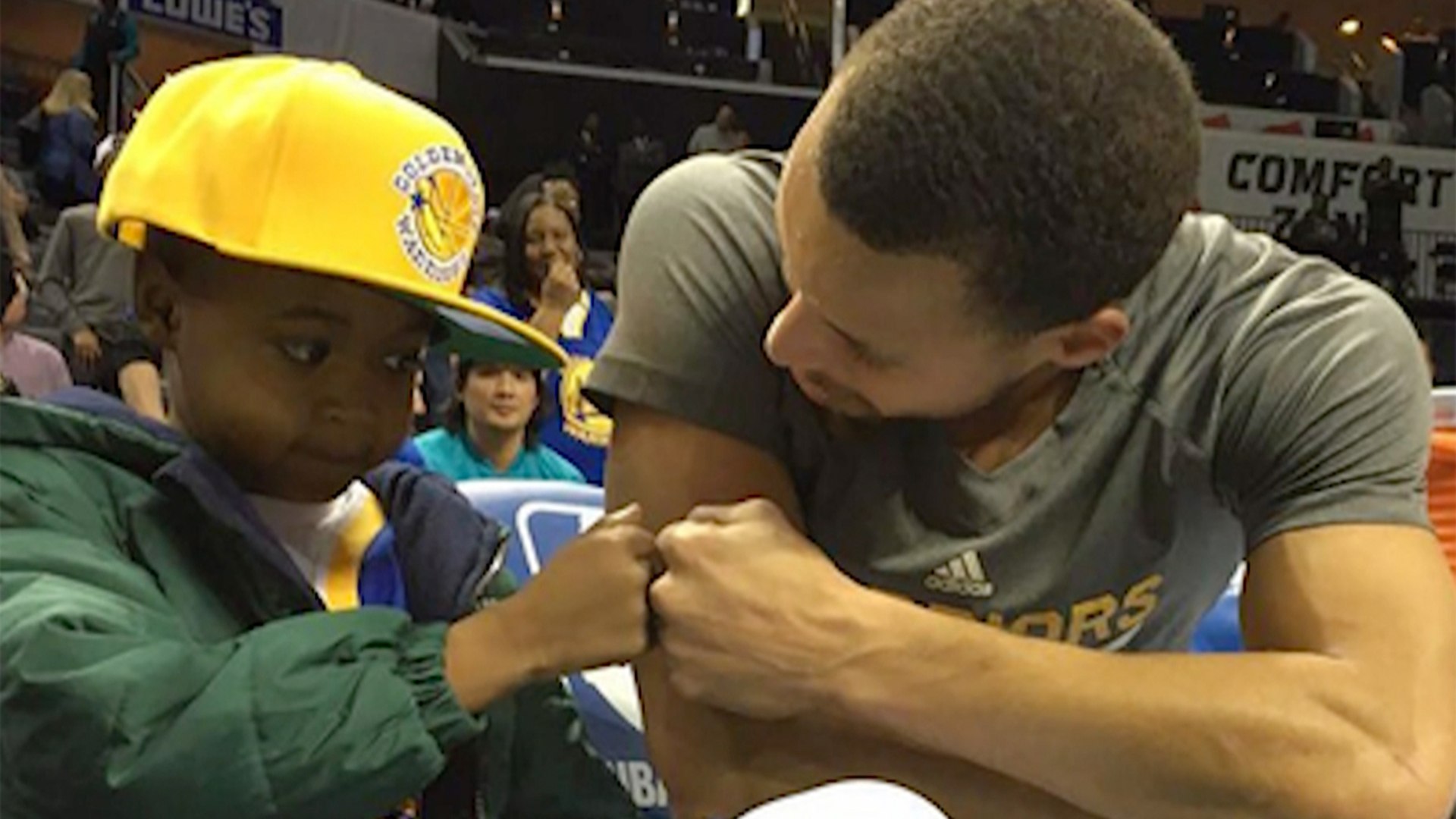 Steph Curry Grants Fan with Cancer's Dying Wish, Coach Kerr Says He's  Better Than Michael Jordan - video Dailymotion