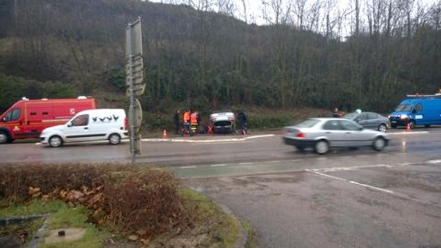 Accident au lac Kir a Dijon : l'intervention des pompiers...