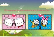 Hello Kitty and Donald Duck in Dress Up Cute Cartoons Kids Gameplay