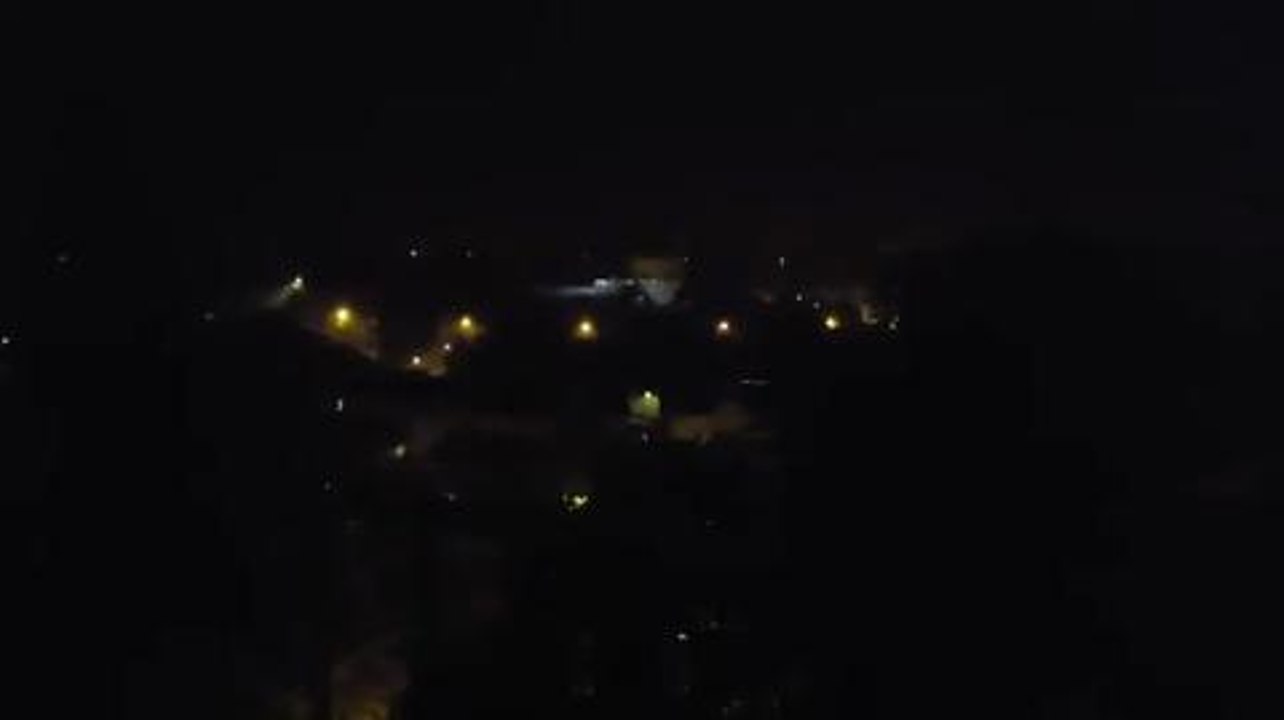 L'orage d'hier soir en...