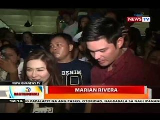 BT: Maagang Pamasko para sa mga batang may cance, ipinamahagi nina Marian Rivera at Dingdong Dantes