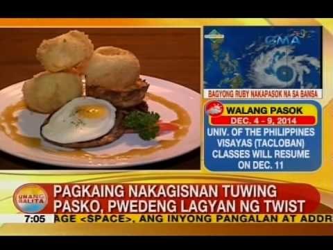 UB: Pagkaing nakagisnan tuwing Pasko, pwedeng lagyan ng twist