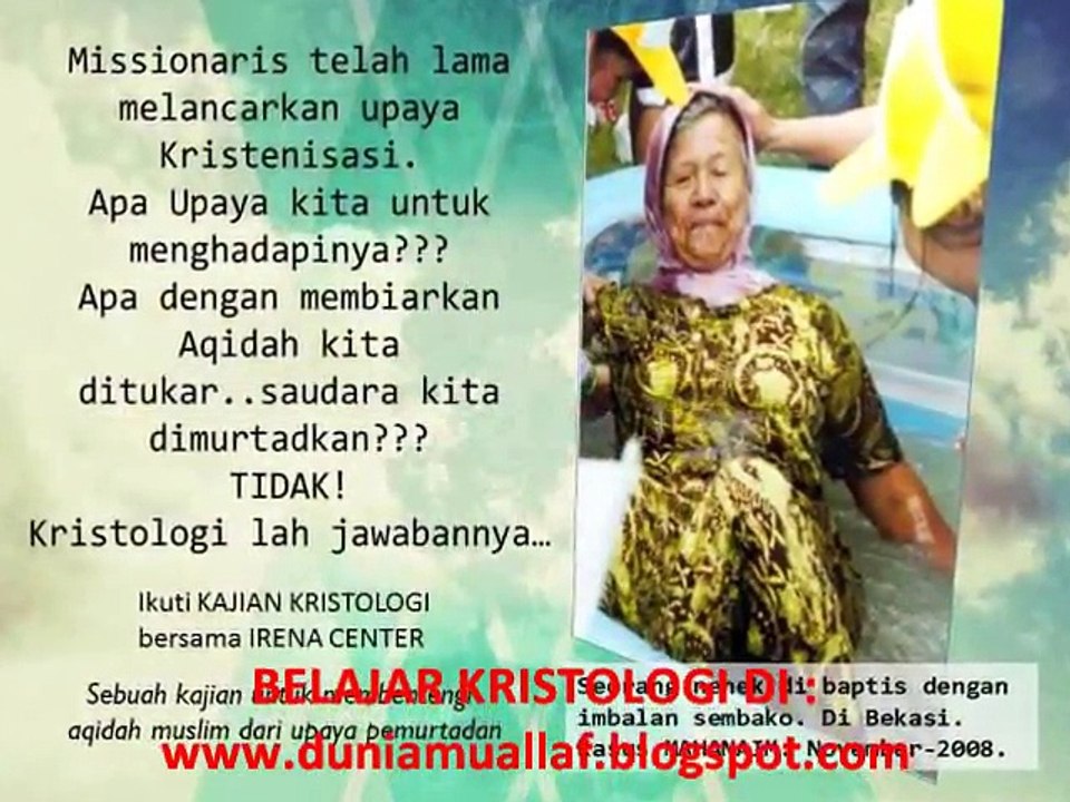 [82] Ust. Petrus (Mantan Pendeta) ׃ “Dalam Injil Yesus Hanya Seorang Utusan Tuhan (Allah), Allah Itu Esa!““