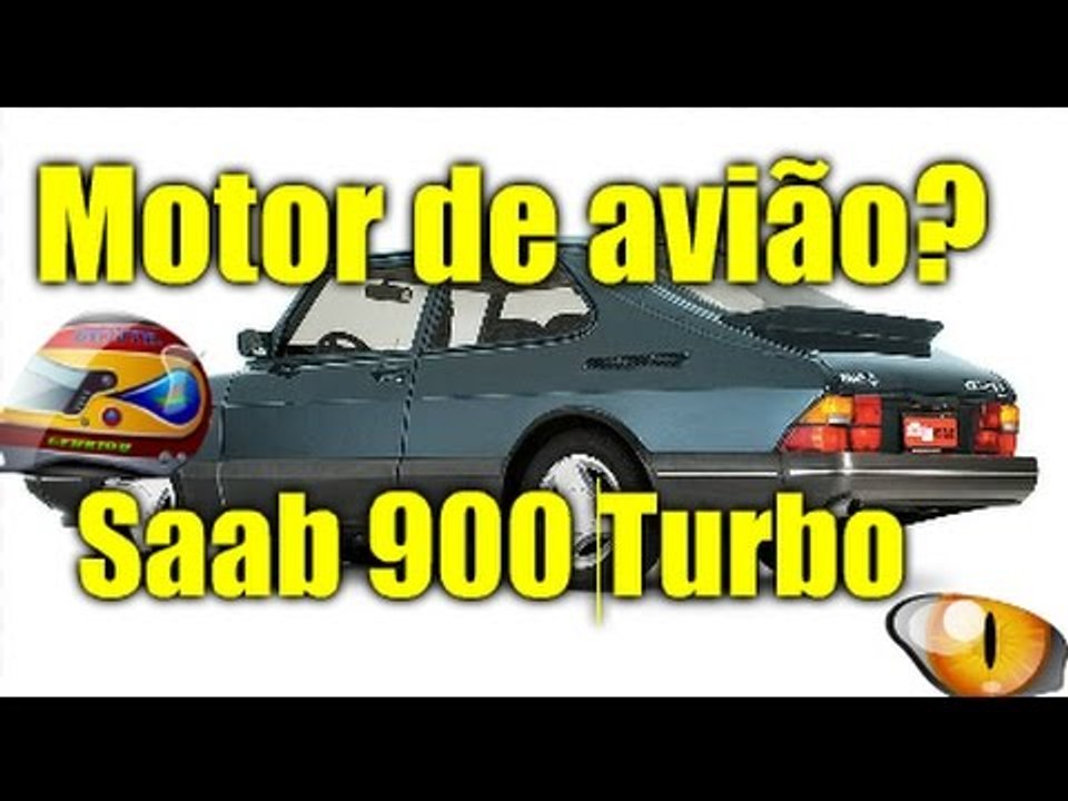 Saab 900 Turbo, com motor de Avião