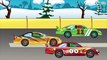 Eğitici Çizgi Film - Polis arabası, Yarış arabası ve Kamyon - Akıllı Arabalar