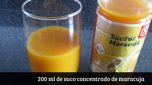 Torta de Maracuja Com Castanhas de Caju Facil de Fazer