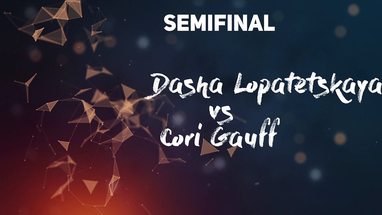 Teaser Semifinal Dasha Lopatetskaya (UKR) and Cori Gauff (USA)