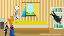 Frozen Five Little Elsa Jumping on the Bed 2 | 5 Little Monkeys Jumping on the bed Nursery Rhymes