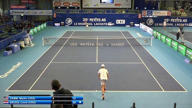 Martin DAMM (USA) vs Lovre ERCEG (CRO) - 1st round main draw - Les Petits As 2017
