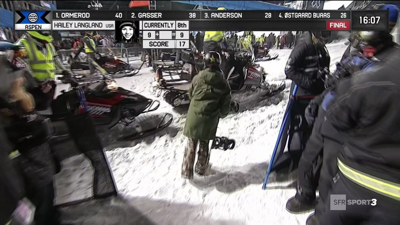 X-Games - Snowboard Big Air - Hailey Langland entre dans l'histoire des X-Games