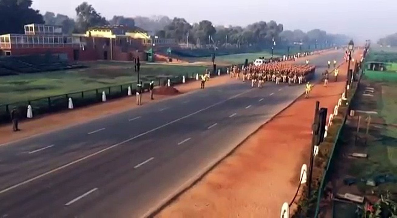 Rehearsal For Republic Day By Delhi Police