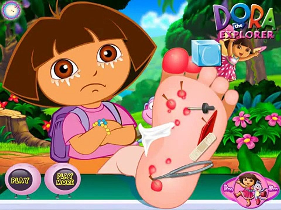 мультик игра для девочек Dora At Doctor For Hand Surgery And Foot Surgery Dora Games 2