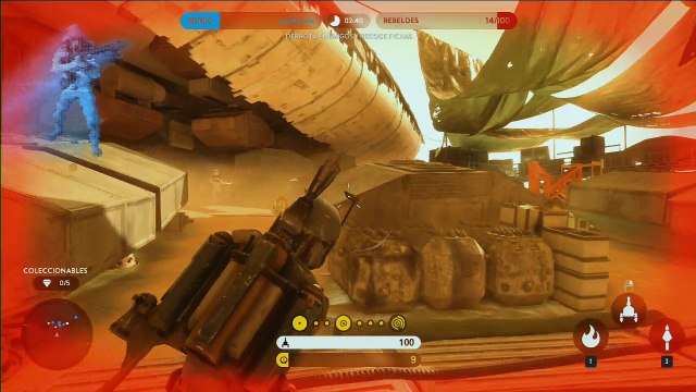 Star Wars Battlefront, Gameplay 5 , Batalla Heroica en Tatooine con Boba Fett