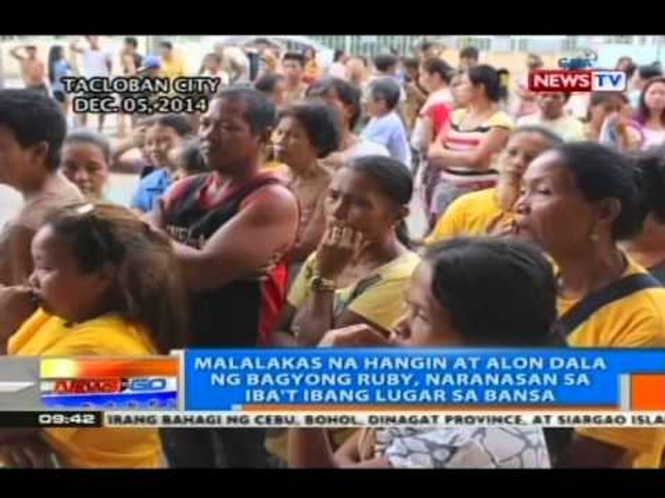 NTG: Malalakas na hangin at alon dala ng Bagyong Ruby, naranasan sa iba't ibang lugar sa bansa