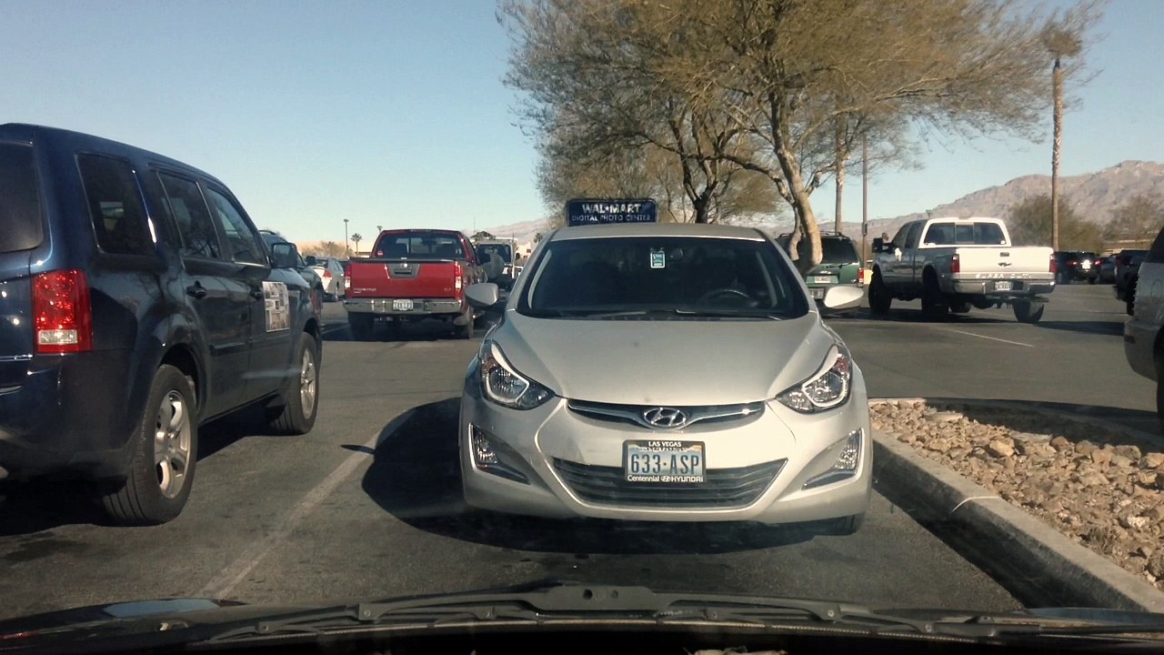 driving across northern part of Las Vegas