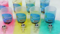 DIY Syringe Colors Slime Jelly Learn Colors Slime Alien Surprise Egg Toys