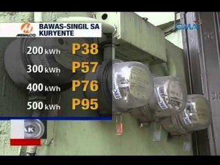 Saksi: Singil ng Meralco, bababa ngayong Disyembre