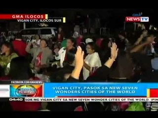 Vigan City, pasok sa New Seven Wonders Cities of the World
