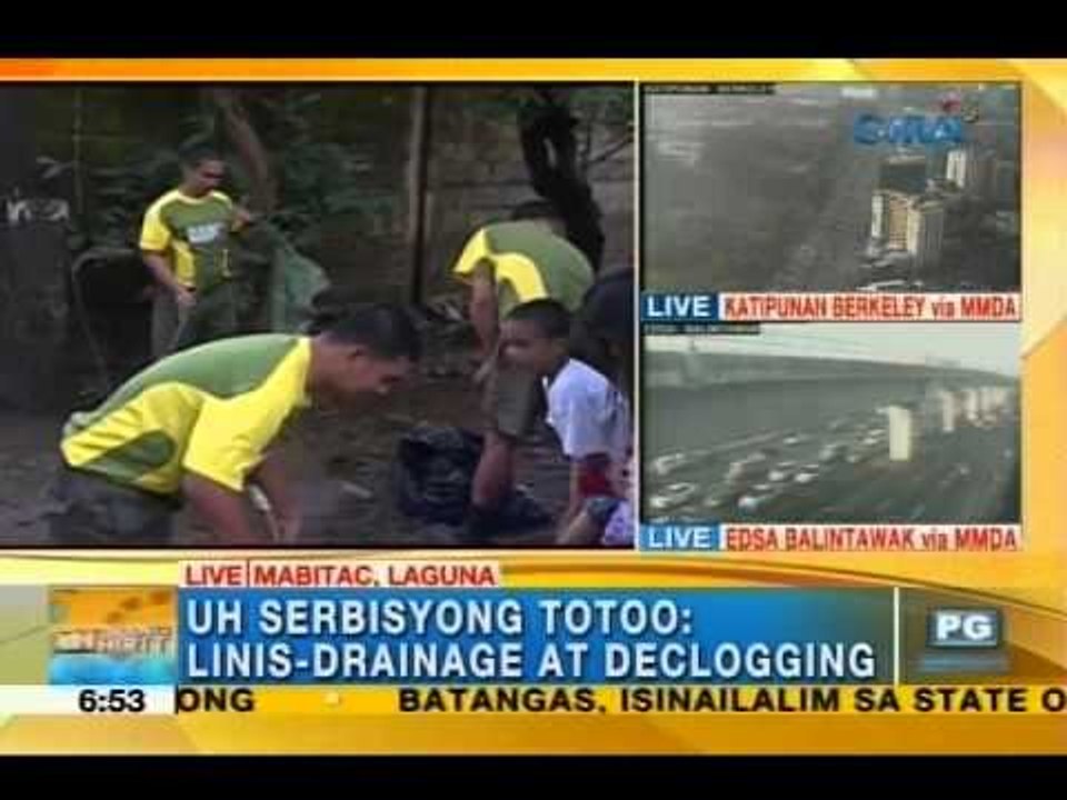Serbisyong Totoo: Drainage cleaning and declogging in Mabitac, Laguna | Unang Hirit