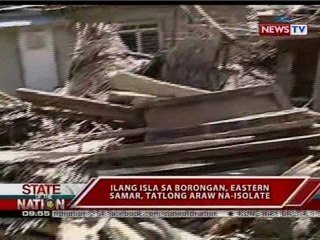SONA: Ilang isla sa Borongan, Eastern Samar, 3 araw na-isolate
