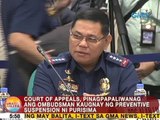 UB: Ombudsman, pinagpapaliwanag kaugnay ng preventive suspension kay Purisima